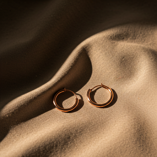 Aretes rose gold